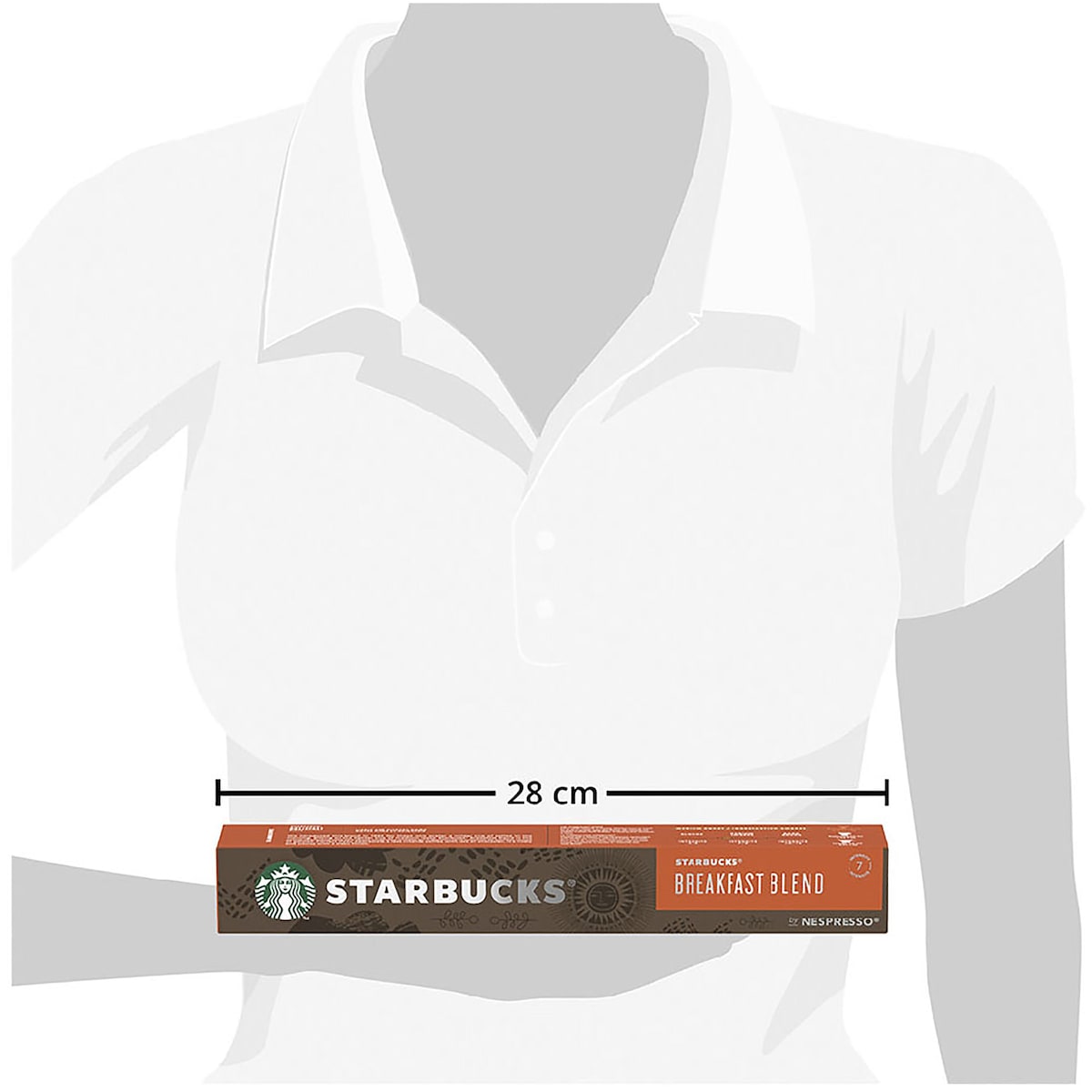 Starbucks By Nespresso Breakfast Blend Coffee Pods 10 Pack