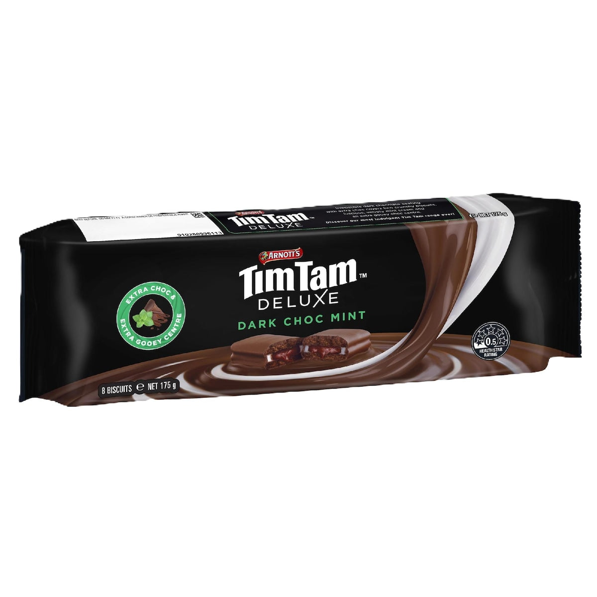 Arnotts Tim Tam Deluxe Dark Choc Mint Chocolate Biscuits 175g