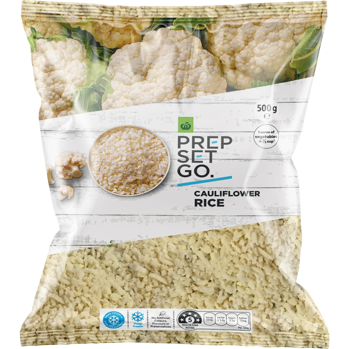 Prep Set Go Cauliflower Rice 500g