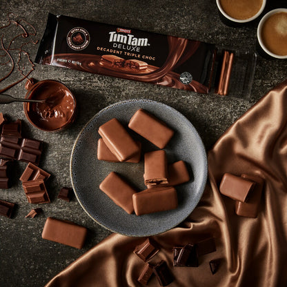 Arnotts Tim Tam Deluxe Decadent Triple Choc Biscuits 175g