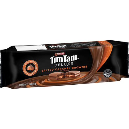 Arnott's Tim Tam Deluxe Salted Caramel Brownie Chocolate Biscuits 175g