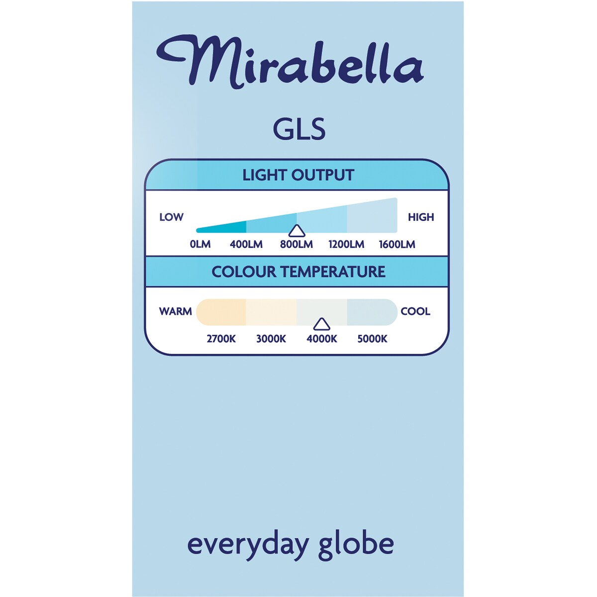 Mirabella LED GLS Bayonet Cap 9W 806lm Cool White 2 pack