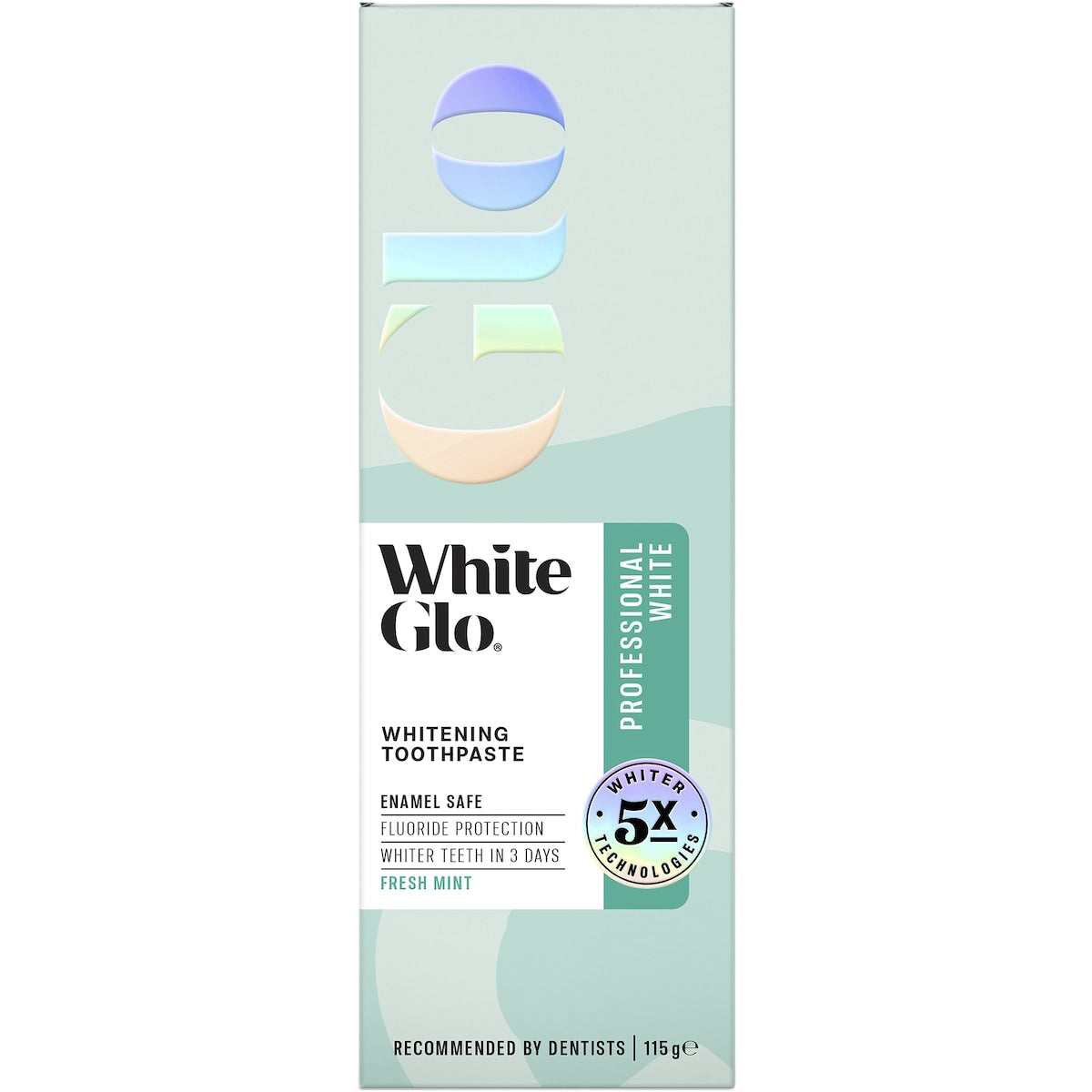White Glo Professional White Whitening Toothpaste 115g