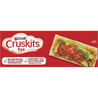 Arnott's Cruskits Rye Crispbreads 125g