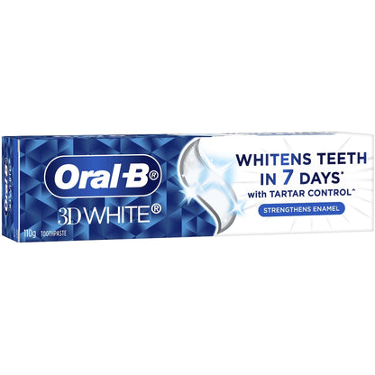 Oral-b 3d White Strengthens Enamel Whitening Toothpaste 110g