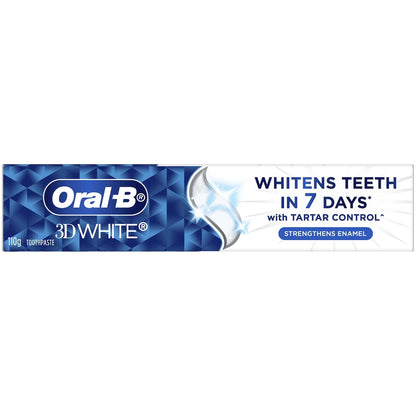 Oral-b 3d White Enamel Strong Whitening Toothpaste 110g