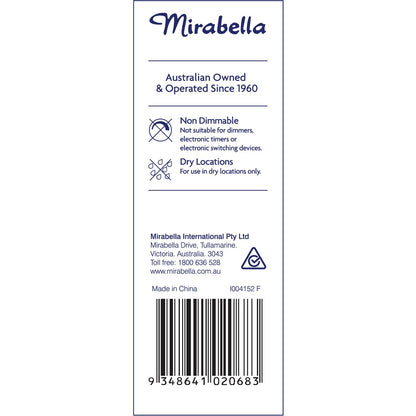 Mirabella LED Stick T45 11W 1055lm Edison Screw Cool White Globe each