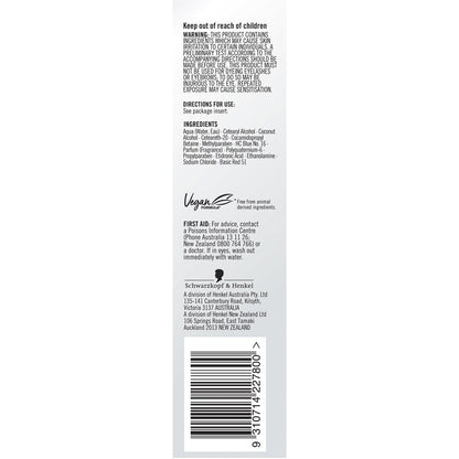 Schwarzkopf Live Colour Blue Hair Dye Electric Blue Semi Permanent each