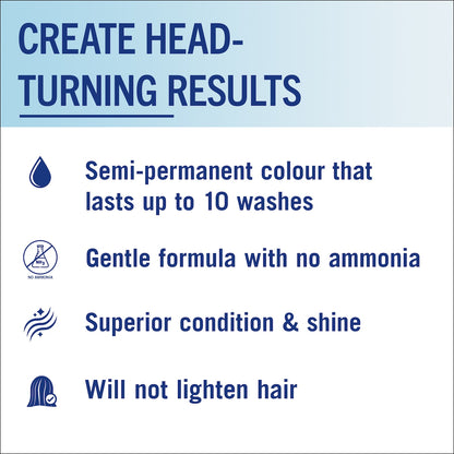 Schwarzkopf Live Colour Hair Dye Semi Permanent Electric Blue Each