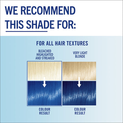 Schwarzkopf Live Colour Hair Dye Semi Permanent Electric Blue Each