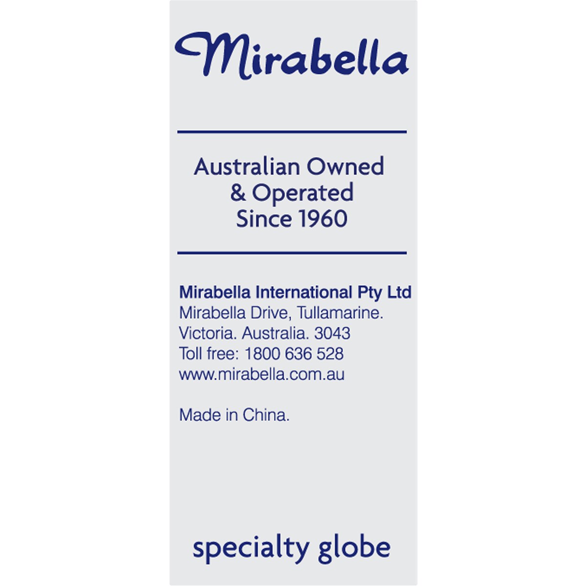 Mirabella Appliance Oven Clear Globe SES 15W 2 pack