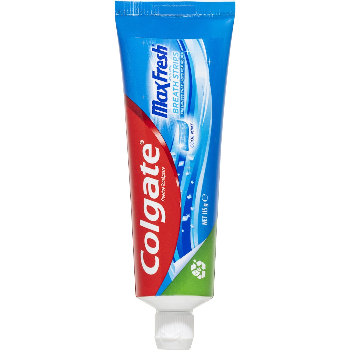 Colgate Max Fresh Toothpaste With Mini Breath Strips Cool Mint 115g