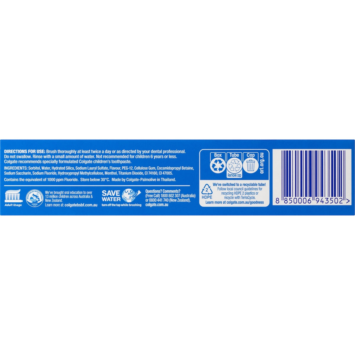 Colgate Max Fresh Toothpaste With Mini Breath Strips Cool Mint 115g