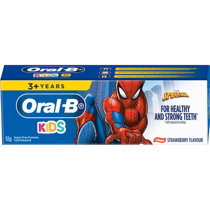 Oral-b Kids Clean Spiderman Toothpaste 3-6 Years 92g