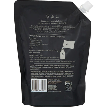 Natural State Vanilla, Coconut & Lime Body Wash Refill 700mL