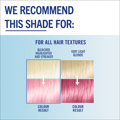 Schwarzkopf Live Colour Hair Dye Semi Permanent Candy Pink Each