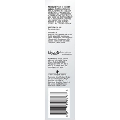 Schwarzkopf Live Colour Red Hair Dye Pillar Box Red Semi Permanent each