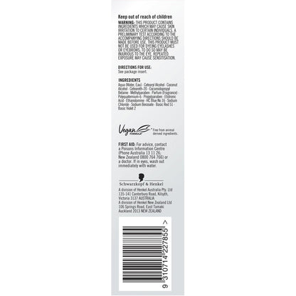 Schwarzkopf Live Colour Blue Hair Dye Dusty Lavender Semi Permanent each