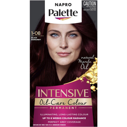 Napro Palette 1.08 Black Burgundy Permanent Colour Each