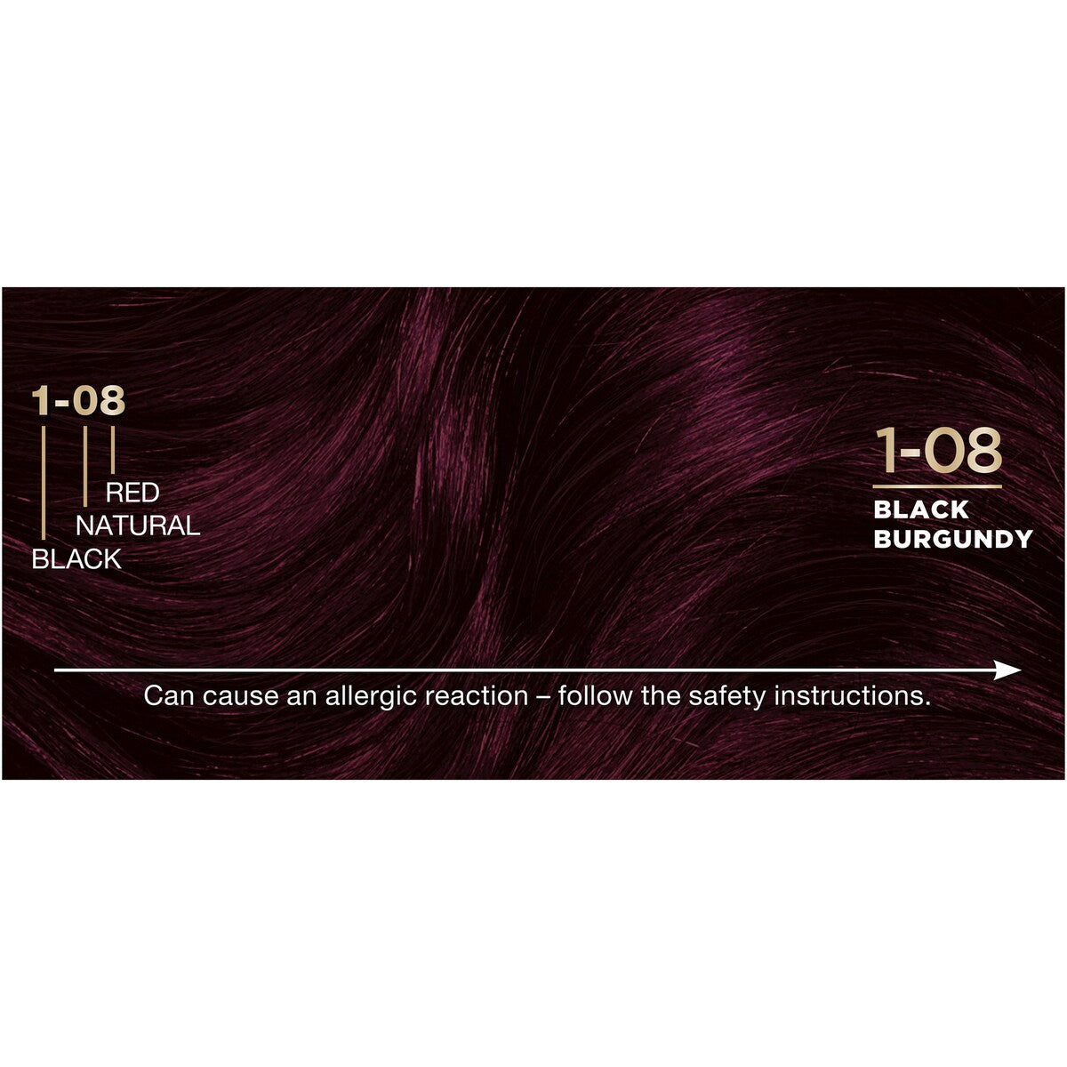 Napro Palette 1.08 Black Burgundy Permanent Colour Each