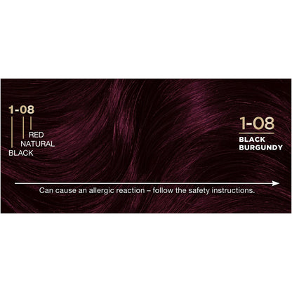 Napro Palette 1.08 Black Burgundy Permanent Colour Each