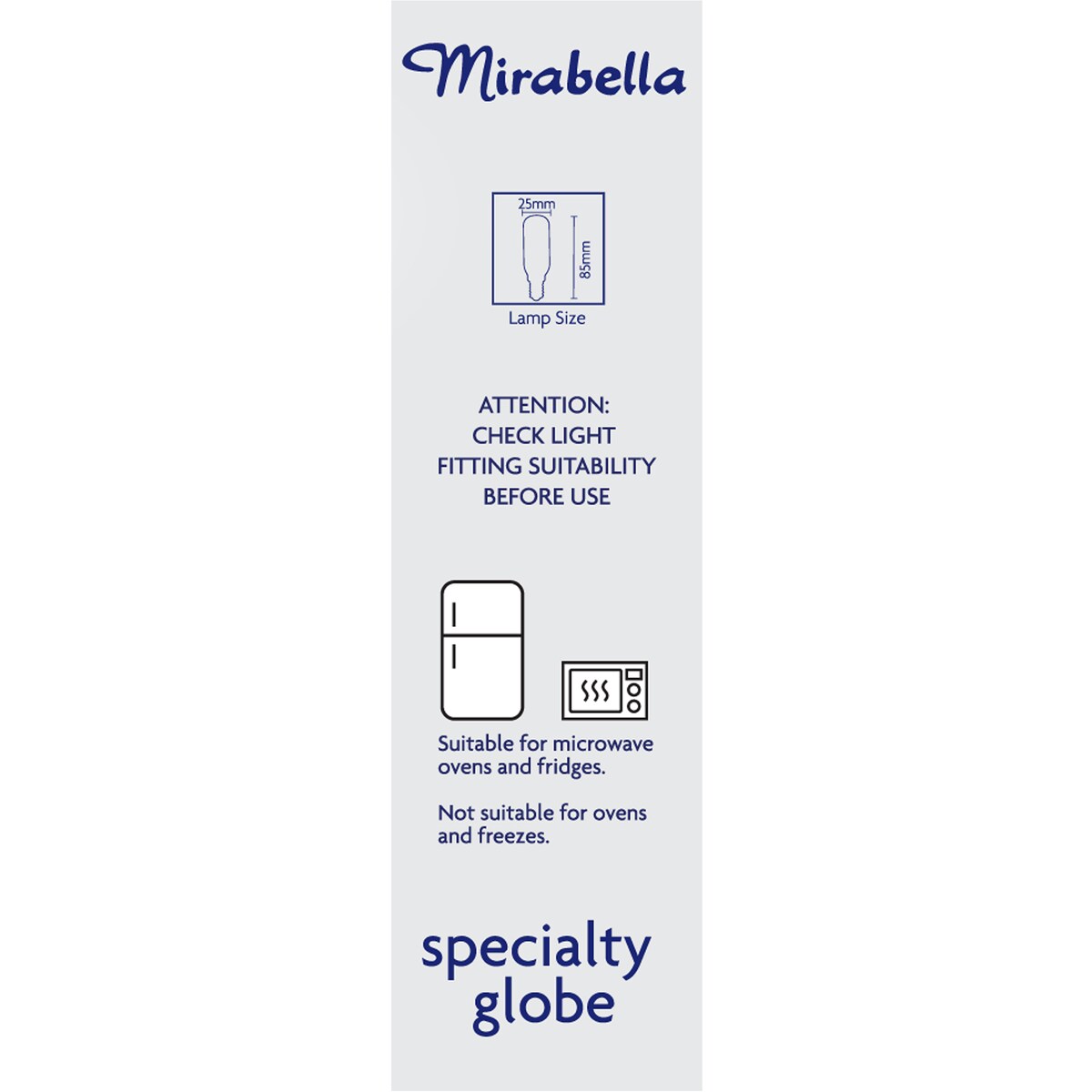 Mirabella Tubular SES 40W Clear Light Globe - 2 pack