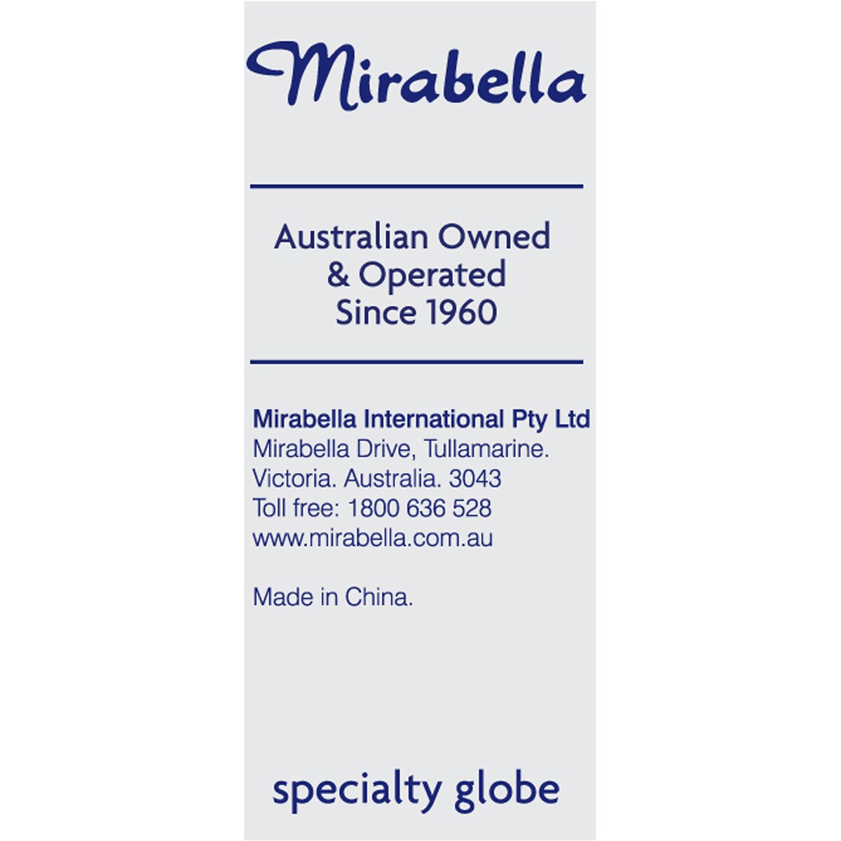 Mirabella Appliance Oven Clear Globe SES 25W 2 pack