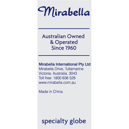 Mirabella Appliance Oven Clear Globe SES 25W 2 pack
