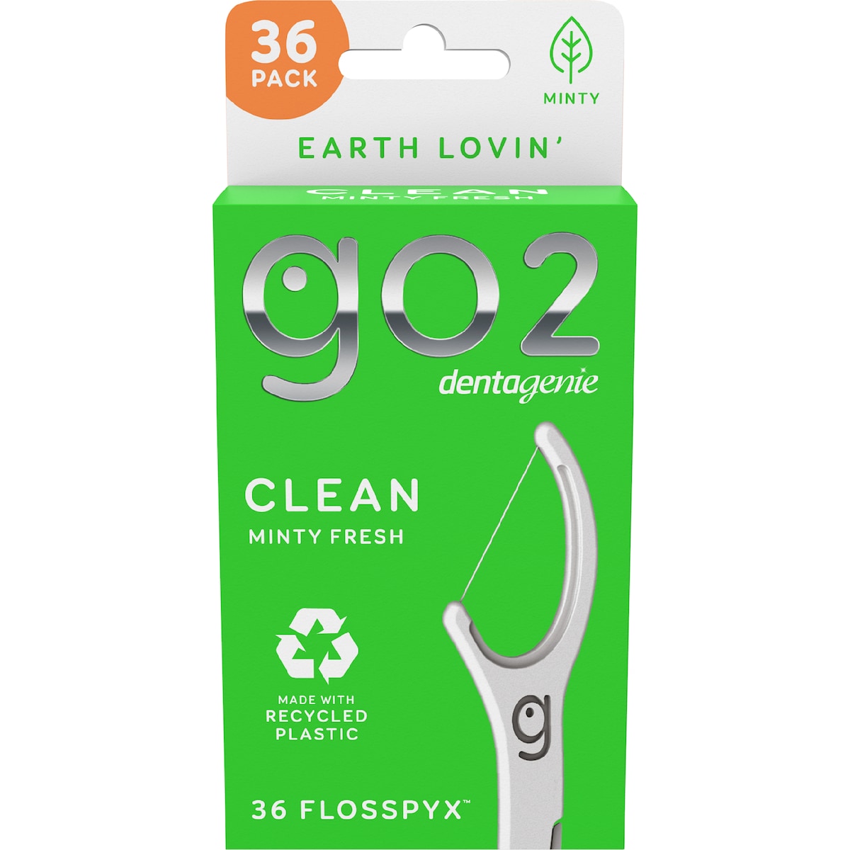 Go2 Dentagenie Fine Flosspyx 36 Pack