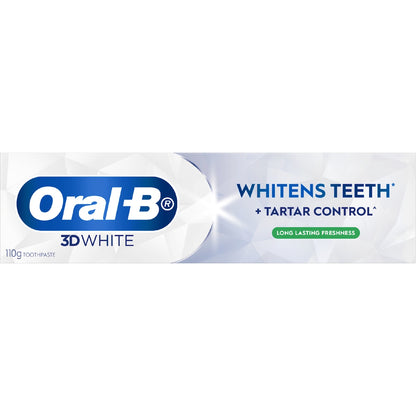 Oral-b 3d White Long Lasting Fresh Whitening Toothpaste 110g
