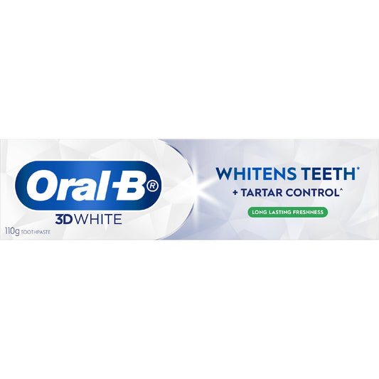 Oral-b 3d White Long Lasting Fresh Whitening Toothpaste 110g