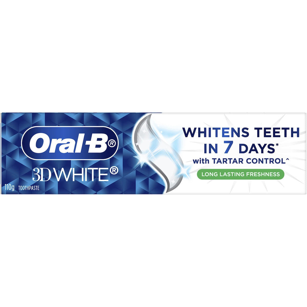 Oral-b 3d White Long Lasting Fresh Whitening Toothpaste 110g