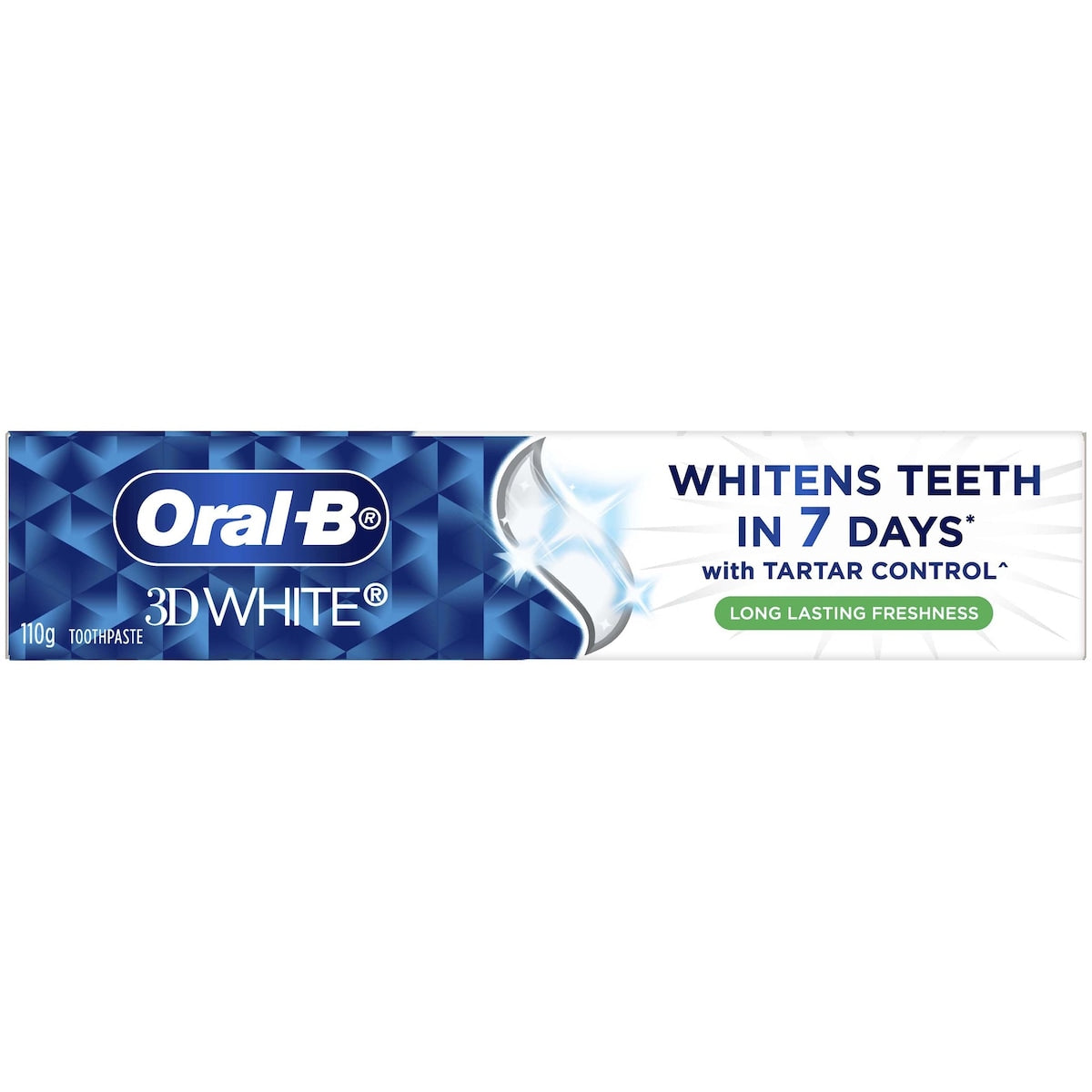 Oral-b 3d White Long Lasting Fresh Whitening Toothpaste 110g
