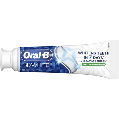Oral-b 3d White Long Lasting Fresh Whitening Toothpaste 110g