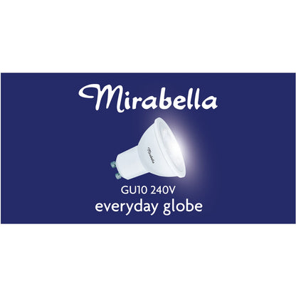 Mirabella LED GU10 5.5W 500lm Warm White Light Globe 4 pack