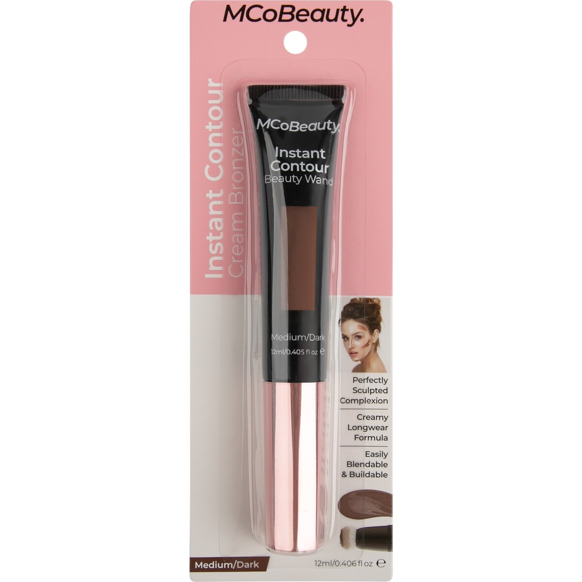 Mcobeauty Instant Contour Cream Bronzer Medium/dark 12ml