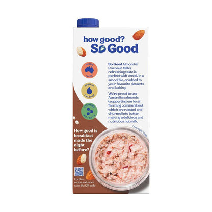 Sanitarium So Good Long Life Unsweetened Almond & Coconut Milk - 1L