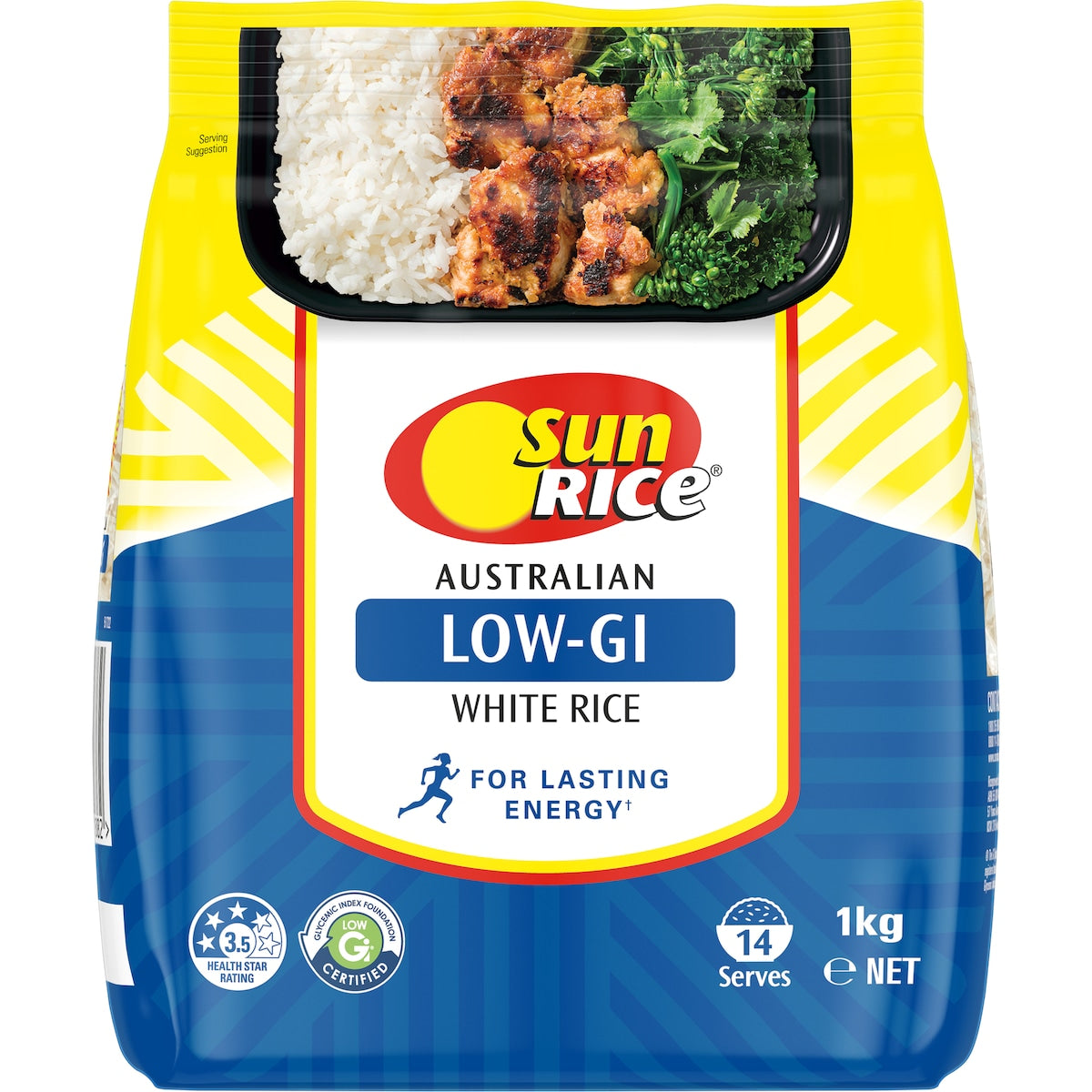 Sunrice Low Gi White Rice 1kg