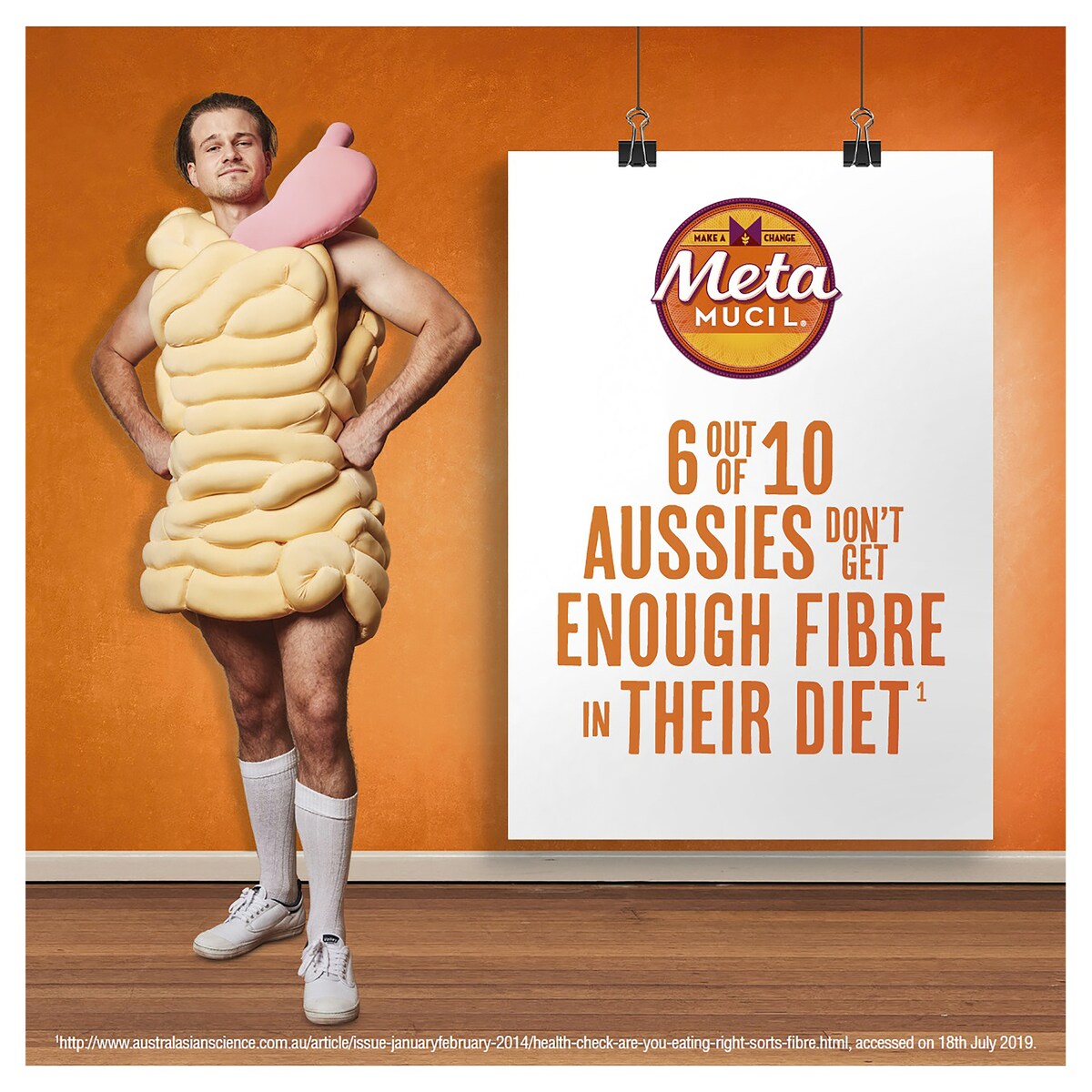 Metamucil Orange Smooth Fibre Powder 72 Doses 425g