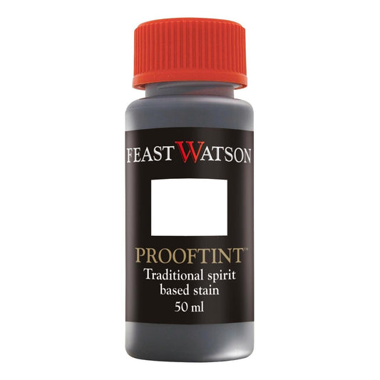 Feast Watson Black Japan Stain 50ml Oil Based Enhances Timber Grain