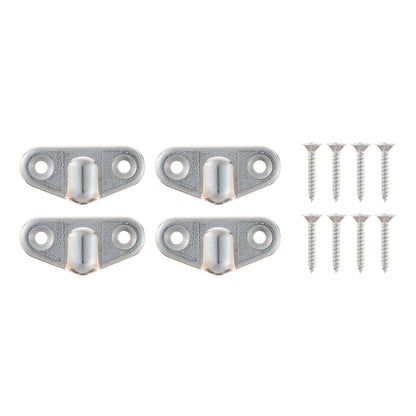 Taskmaster Stainless Steel Lashing Hook - 8mm - 4 Pack
