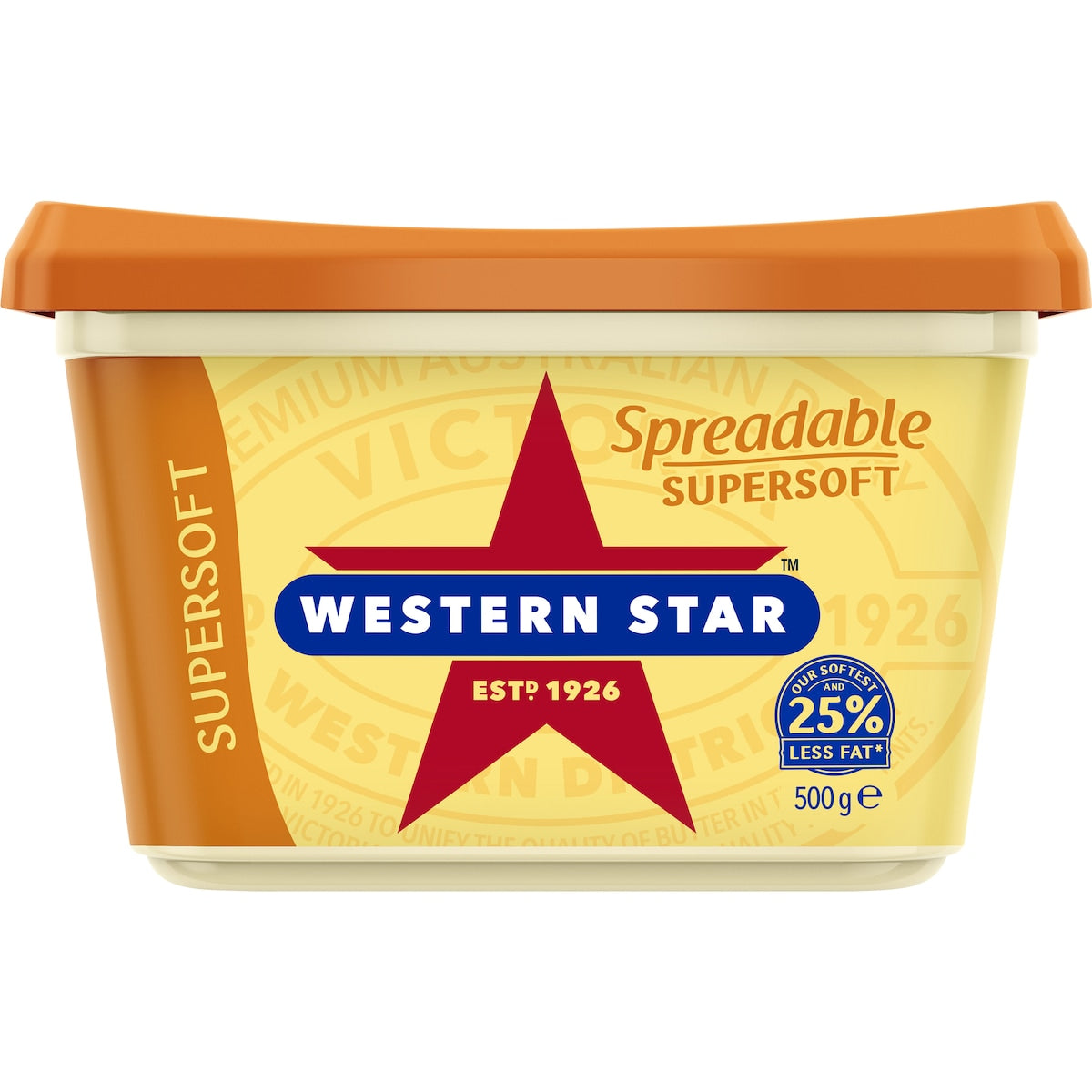 Western Star Spreadable Butter Tub Supersoft 500g