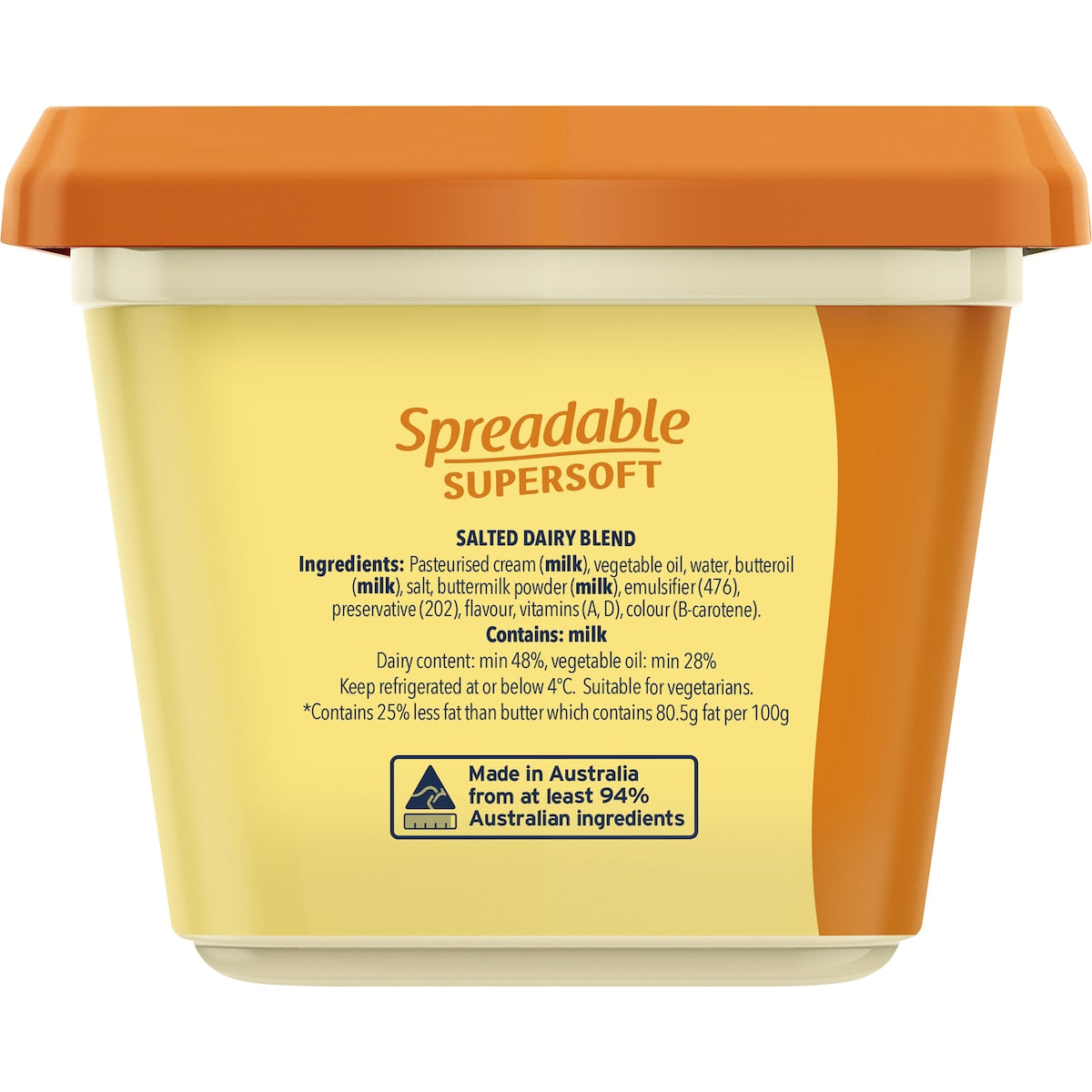 Western Star Spreadable Butter Tub Supersoft 500g