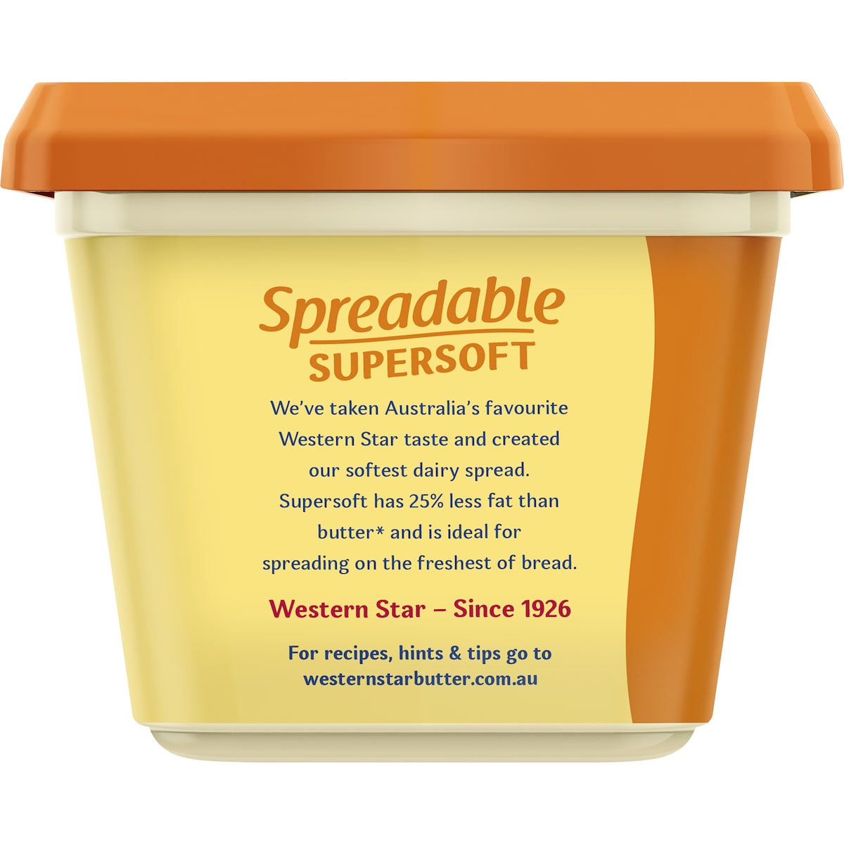 Western Star Spreadable Butter Tub Supersoft 500g
