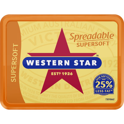 Western Star Spreadable Butter Tub Supersoft 500g