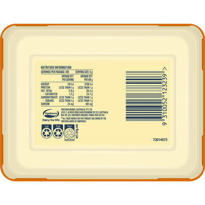 Western Star Spreadable Butter Tub Supersoft 500g