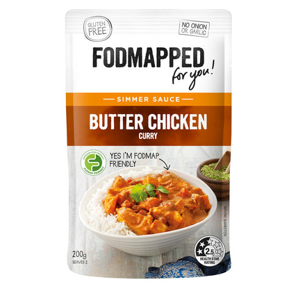 Fodmapped Gluten Free Butter Chicken Simmer Sauce - 200g