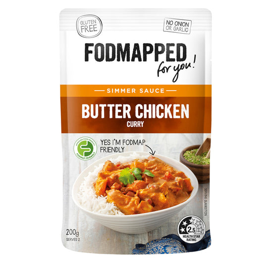 Fodmapped Gluten Free Butter Chicken Simmer Sauce - 200g