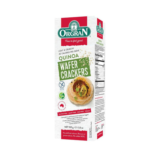Orgran Gluten Free Multigrain Quinoa Wafer Crackers - 100g