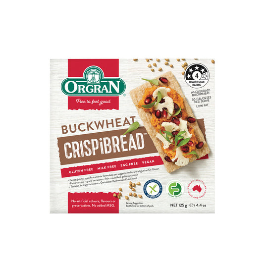 Orgran Gluten Free Buckwheat Crispbread - 125g
